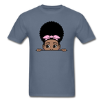 Puff Girl - denim