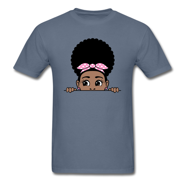 Puff Girl - denim