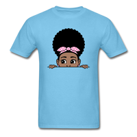 Puff Girl - aquatic blue