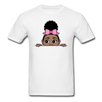 Puff Bow Girl - white