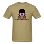 Puff Bow Girl - khaki