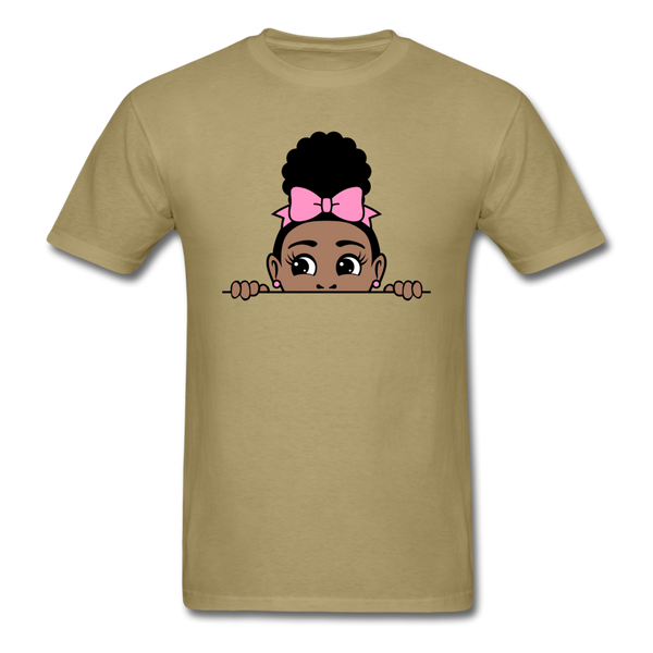 Puff Bow Girl - khaki