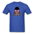 Puff Bow Girl - royal blue