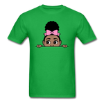 Puff Bow Girl - bright green