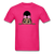 Puff Bow Girl - fuchsia