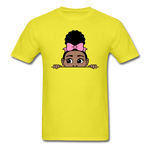 Puff Bow Girl - yellow