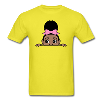 Puff Bow Girl - yellow