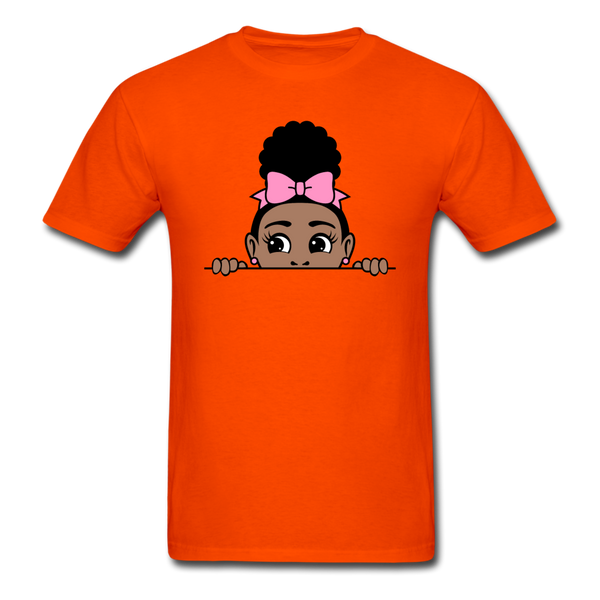 Puff Bow Girl - orange