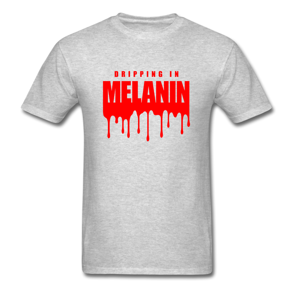 Drippin Melanin - heather gray