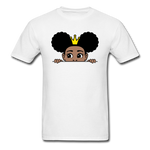 Afro Crown Girl - white