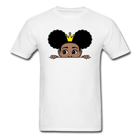 Afro Crown Girl - white