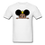Afro Crown Girl - white