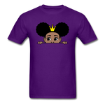 Afro Crown Girl - purple