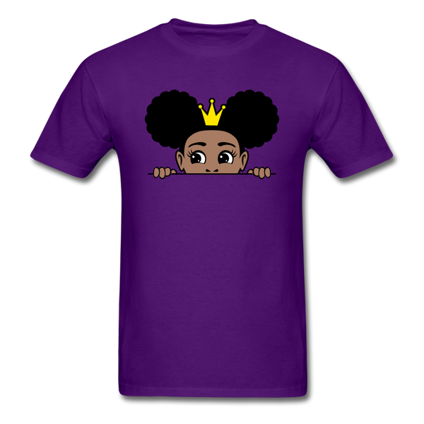 Afro Crown Girl - purple