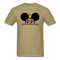 Afro Crown Girl - khaki