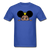 Afro Crown Girl - royal blue