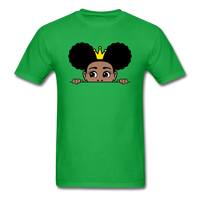 Afro Crown Girl - bright green