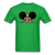 Afro Crown Girl - bright green