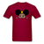 Afro Crown Girl - dark red