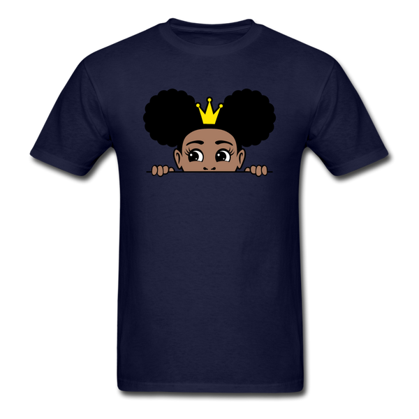 Afro Crown Girl - navy