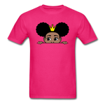 Afro Crown Girl - fuchsia