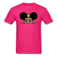 Afro Crown Girl - fuchsia