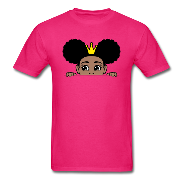 Afro Crown Girl - fuchsia