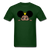 Afro Crown Girl - forest green