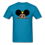 Afro Crown Girl - turquoise