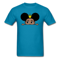 Afro Crown Girl - turquoise