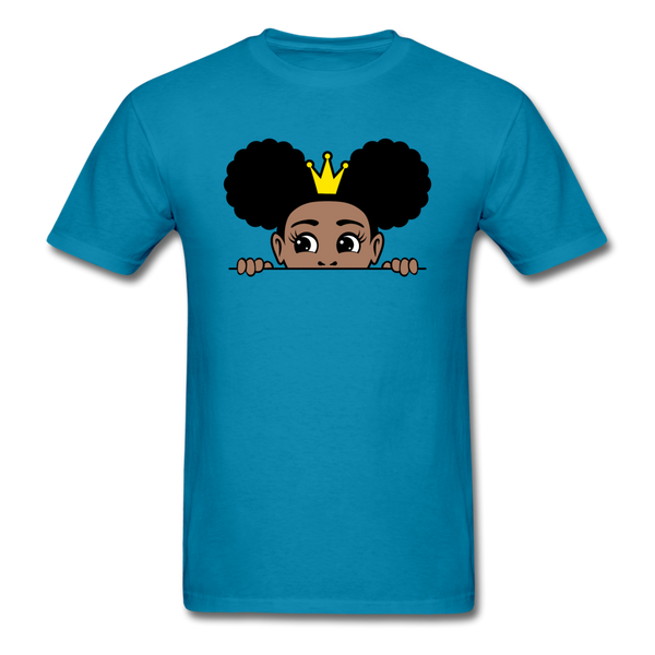 Afro Crown Girl - turquoise