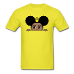 Afro Crown Girl - yellow