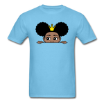 Afro Crown Girl - aquatic blue