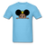 Afro Crown Girl - aquatic blue