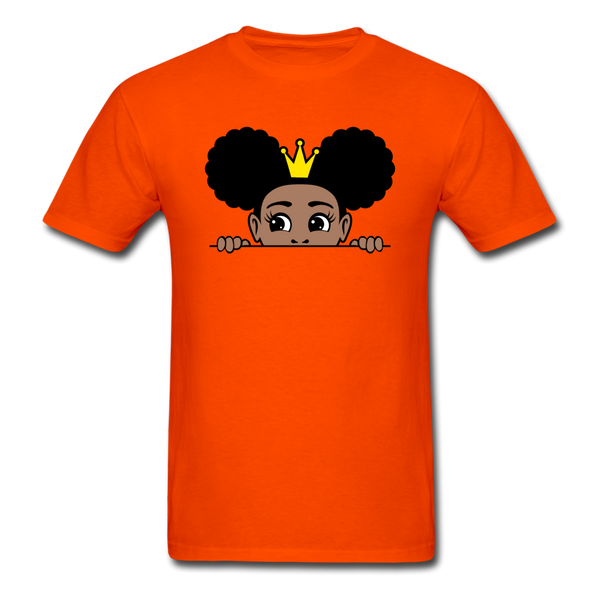 Afro Crown Girl - orange
