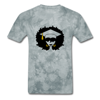 GRAD BLACK - grey tie dye