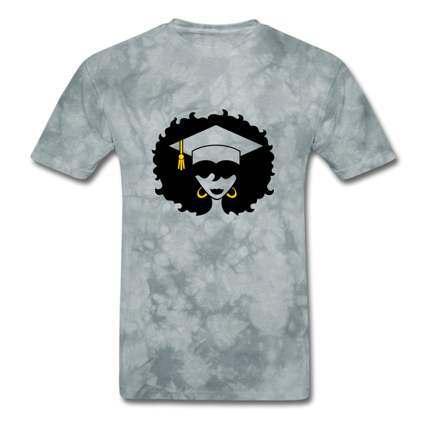 GRAD BLACK - grey tie dye