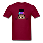 Puff Rose Girl - burgundy