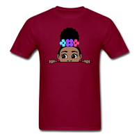 Puff Rose Girl - burgundy