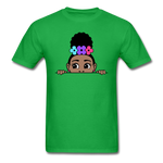 Puff Rose Girl - bright green