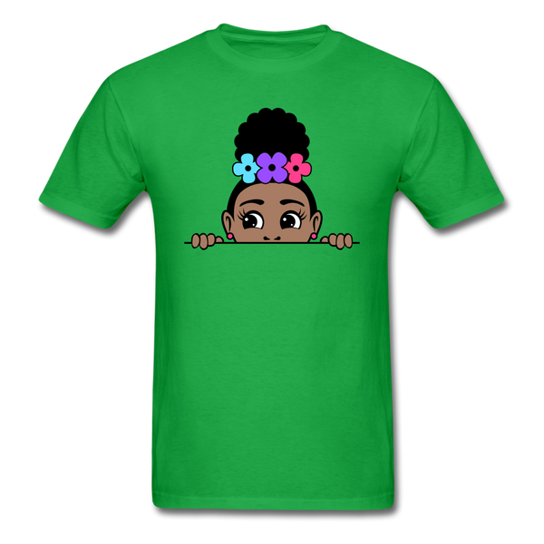 Puff Rose Girl - bright green