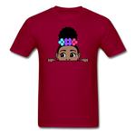 Puff Rose Girl - dark red