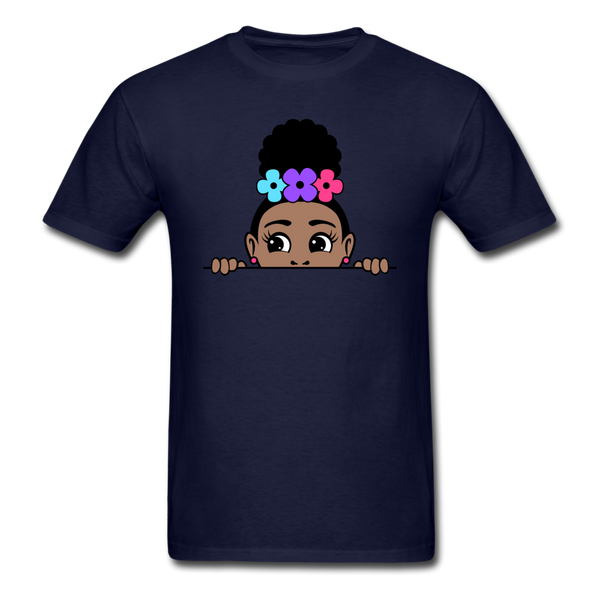 Puff Rose Girl - navy
