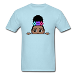 Puff Rose Girl - powder blue