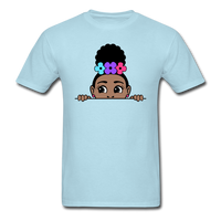 Puff Rose Girl - powder blue