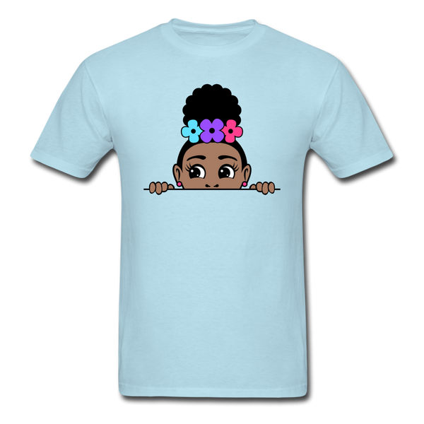Puff Rose Girl - powder blue