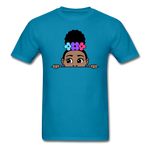 Puff Rose Girl - turquoise