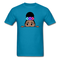 Puff Rose Girl - turquoise
