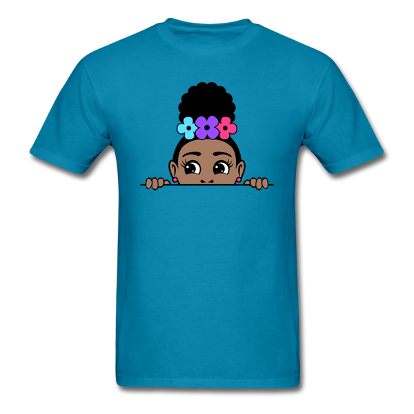 Puff Rose Girl - turquoise
