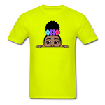 Puff Rose Girl - safety green